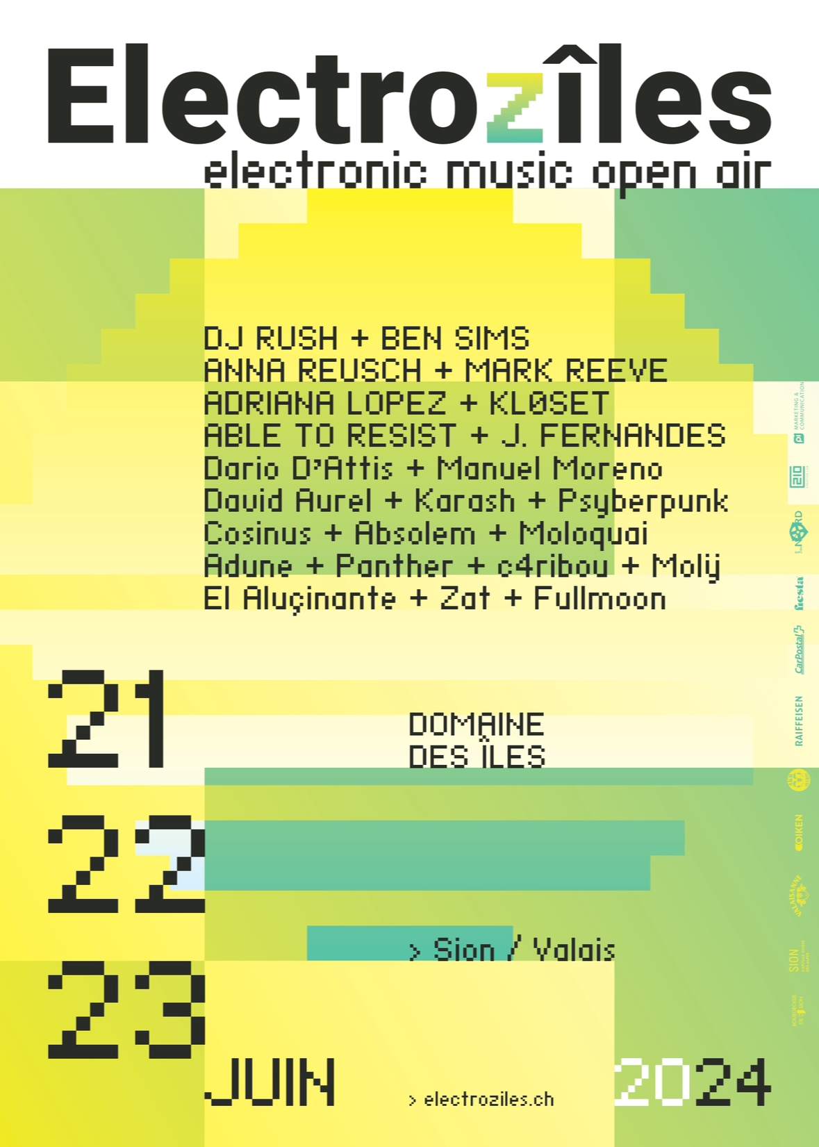 Electroziles Festival - フライヤー表