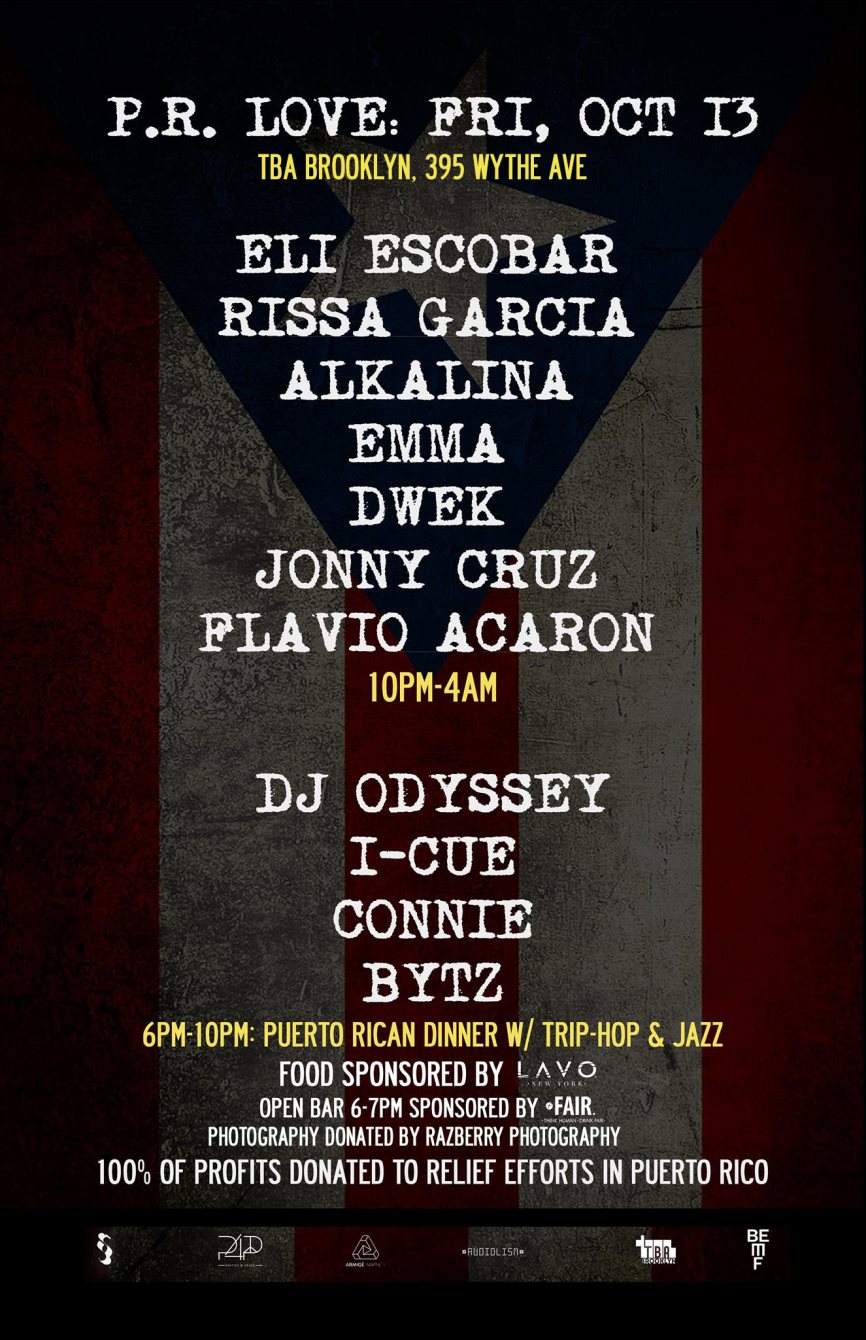 PR Love: A Dinner & Dance Benefit for Puerto Rico in Association with BEMF - Página trasera