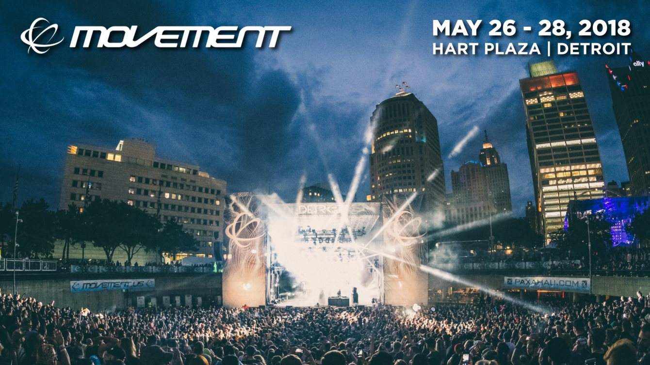 Movement Electronic Music Festival 2018 - フライヤー表