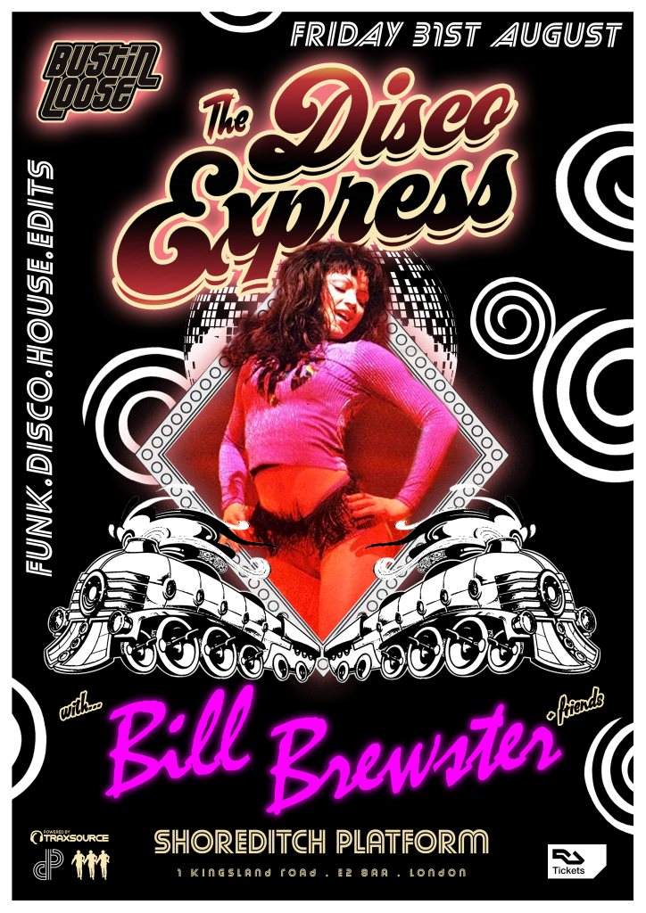 Disco Express with Bill Brewster (Return to NYC DJ set) - フライヤー表