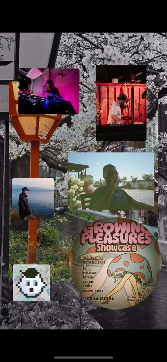 Growing Pleasures Showcase at Cafe la Siesta, Kyoto