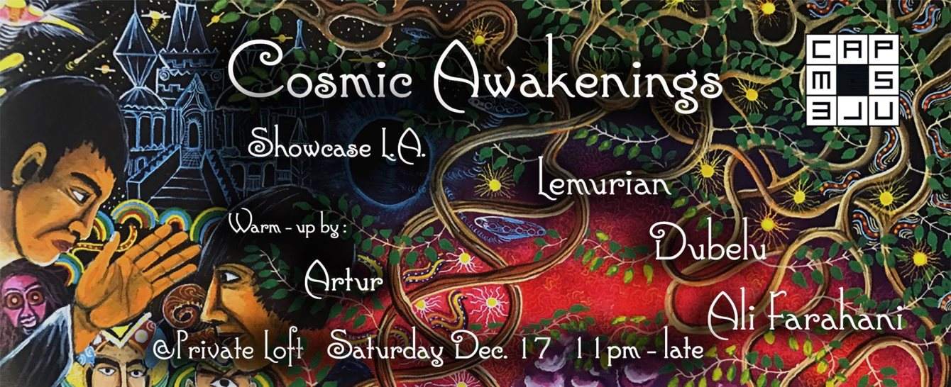 ✺ Distant Lands: Cosmic Awakenings Label Showcase ✺ Capsulem ✺ - フライヤー表