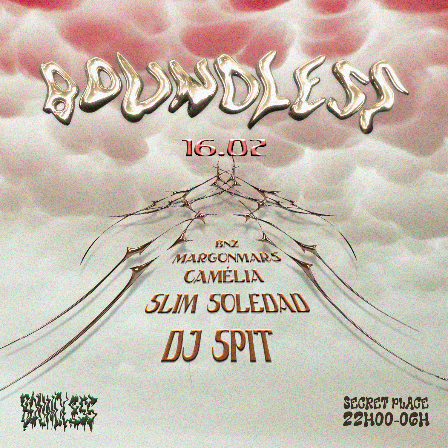 Boundless x DJ Spit / Slim Soledad at TBA - Secret Place, Marseille