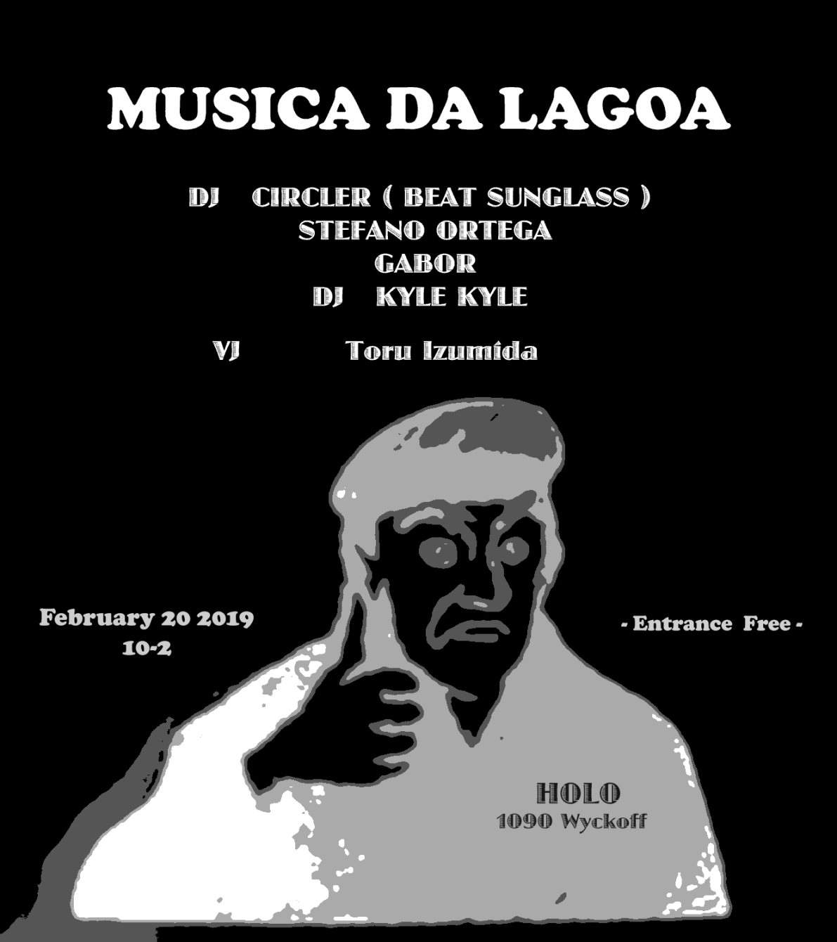 Musica Da Lagoa - フライヤー表