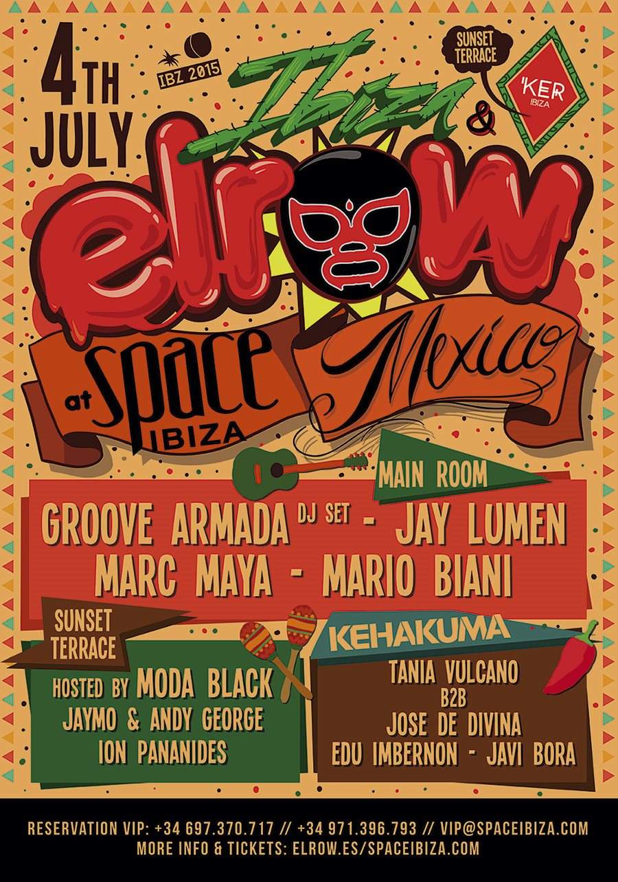 Elrow Ibiza presents: Mexico - Página trasera