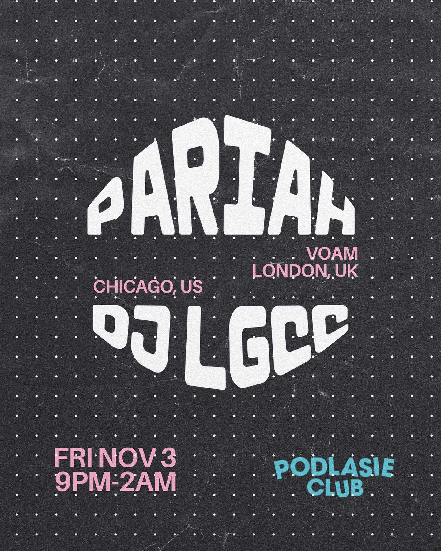 Pariah, DJ Lgcc - Página frontal
