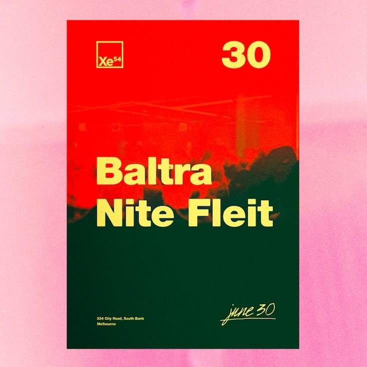 Baltra & Nite Fleit at Xe54 - Página frontal
