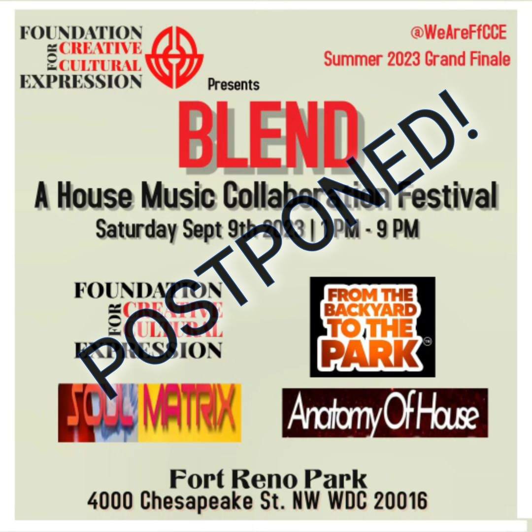 FfCCE presents 'Blend' - A House Music Collaboration Festival - Página frontal