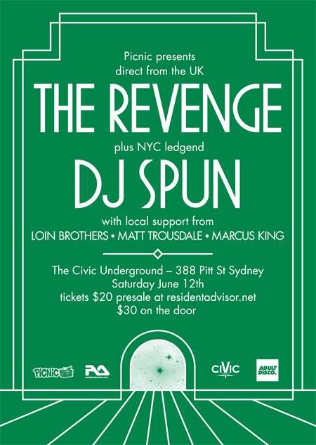 Picnic presents The Revenge & DJ Spun - Página frontal