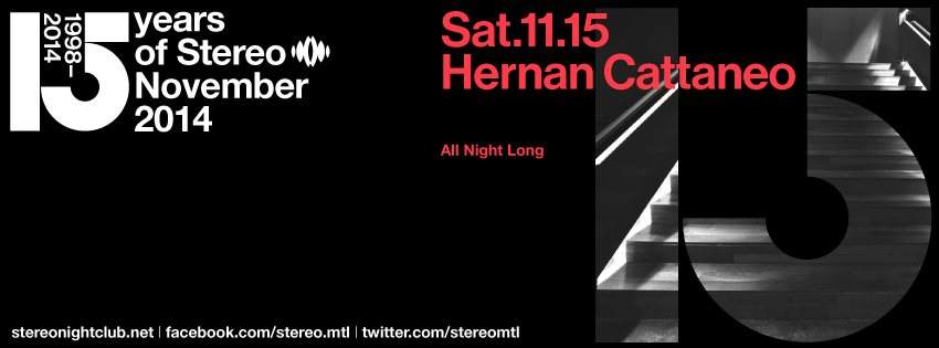 15 Yrs - Hernan Cattaneo (All Night Long) - Página frontal