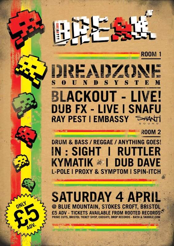 Dreadzone Soundsystem Blackout Dub Fx More at The Blue