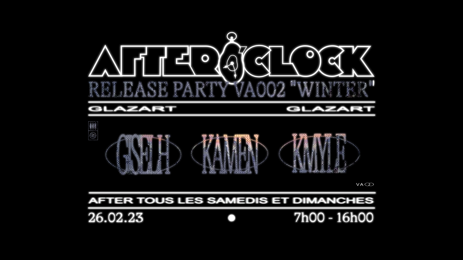After O'Clock ~ Release Party WINTER: Giselh, Kamen, Kmyle - Página frontal