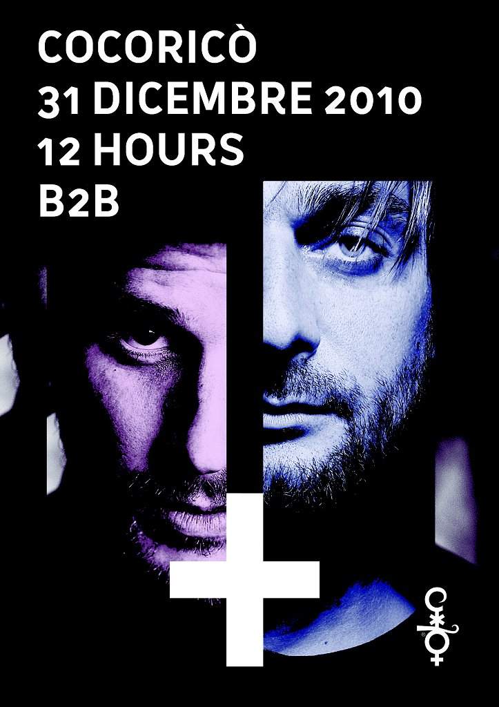 Ricardo Villalobos and Luciano 12 Hours Back To Back - フライヤー表