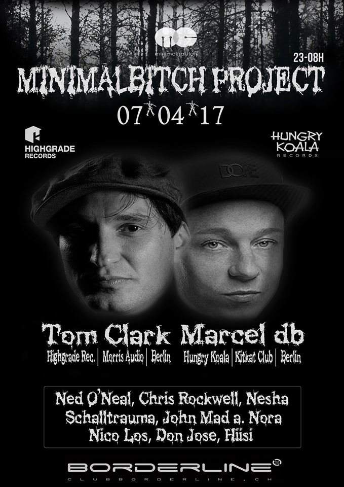 Minimal Bitch Project with Tom Clark - フライヤー表