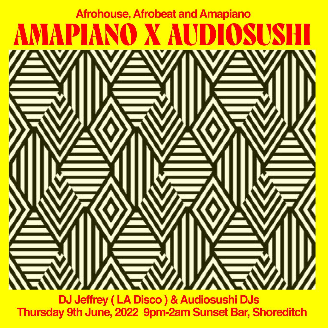 Amapiano x Audiosushi - Página frontal