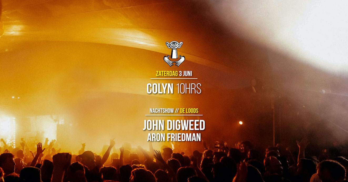 3 JUNE | Thuishaven with Colyn 10HRS + nightshow - フライヤー表