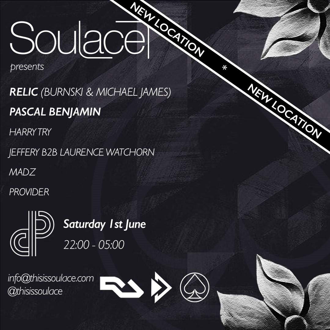Soulace presents: Relic (Burnski & Michael James) & Pascal Benjamin - Página trasera