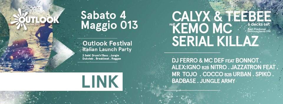 The Outlook Festival Italian Launch Party - Página frontal