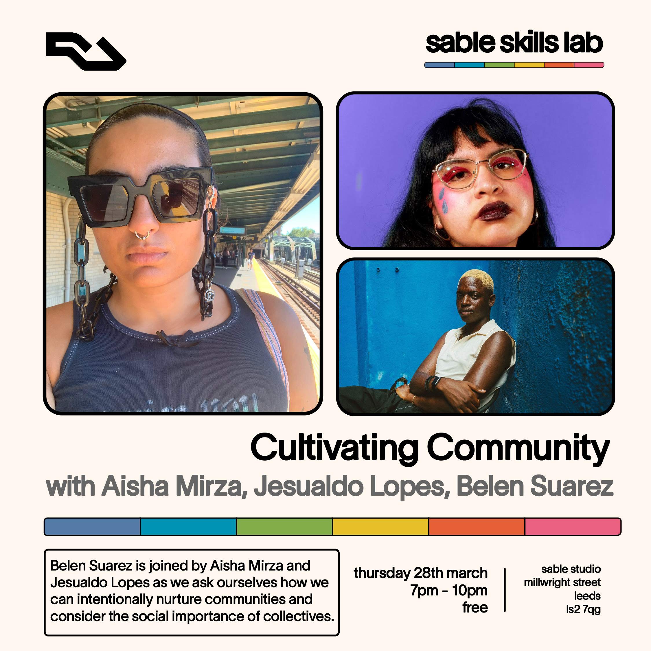 RA x Sable Skills Lab: Cultivating Community - フライヤー表