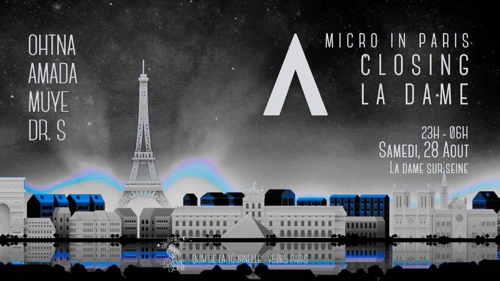Closing À LA Dame: Micro IN Paris Invites Ohtna - Página frontal