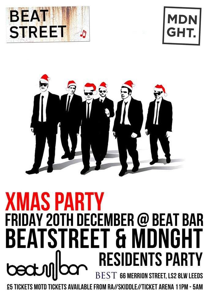 Beatstreet Xmas Party  - フライヤー表