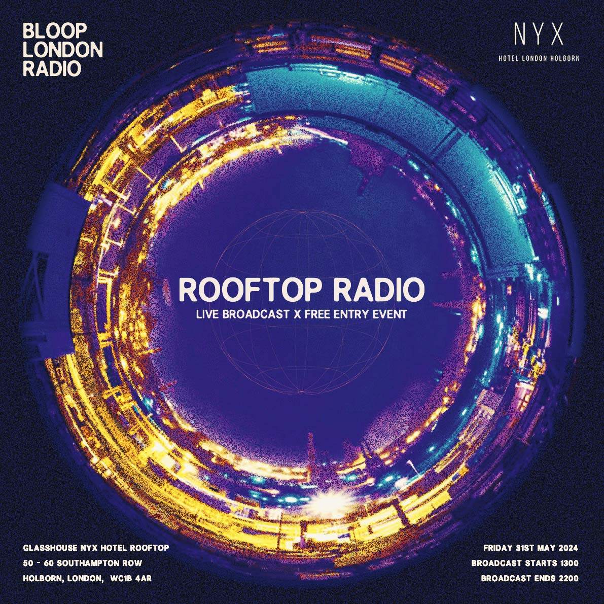 Rooftop Radio Broadcast  - Página frontal