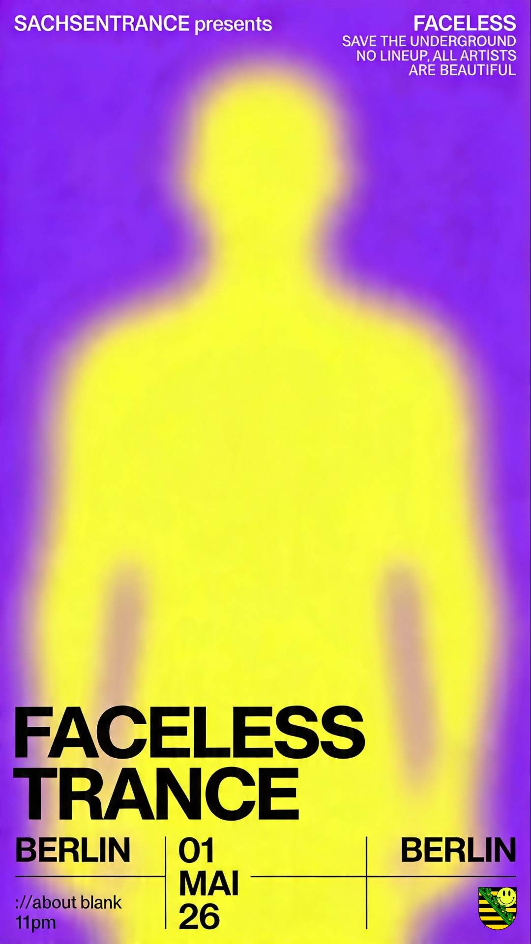 Sachsentrance - FACELESS TRANCE at ://about blank, Berlin