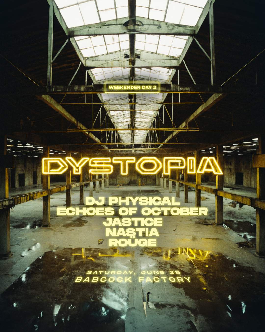 Dystopia • Babcock Factory - Página frontal