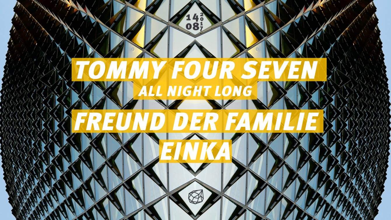 Concrete: Tommy Four Seven All Night Long / Woodfloor: Freund Der Familie, EinKa - フライヤー表