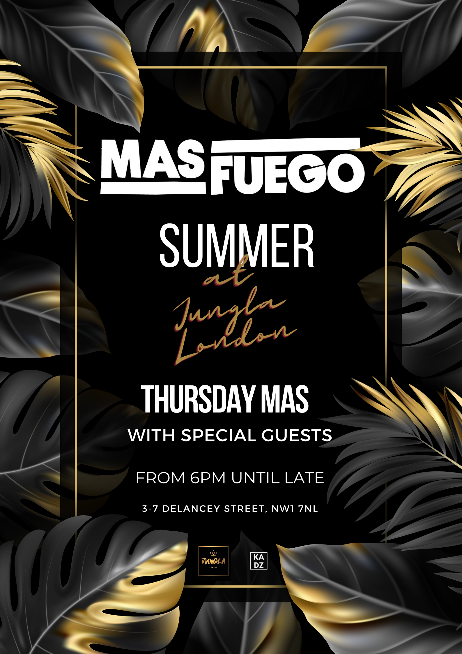 Thursday MAS summer residency at Jungla London at TBA JUNGLA