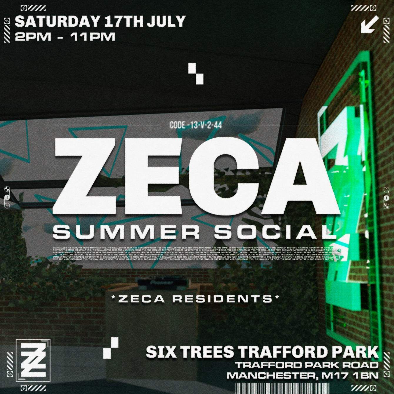 Zeca Summer Social - フライヤー表