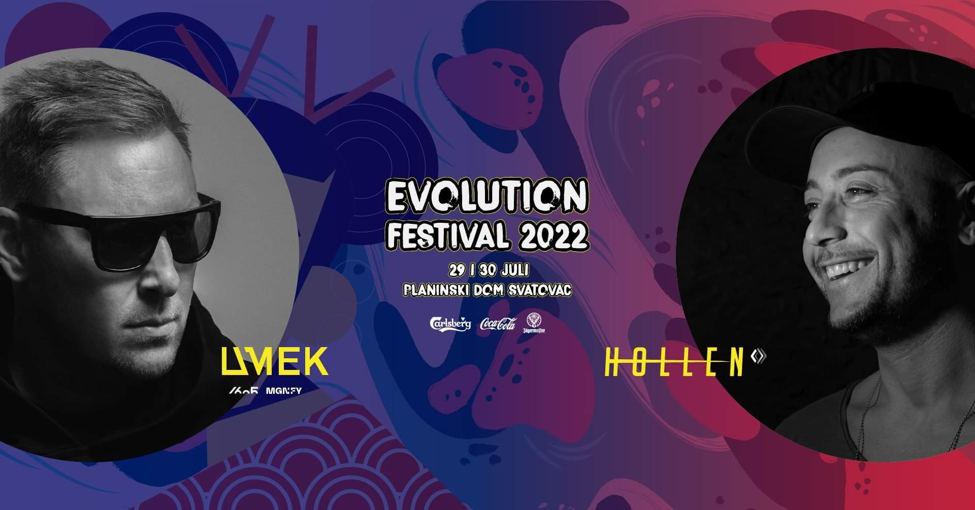 Evolution Festival with Umek & Hollen / 29&30 July / Svatovac - フライヤー表