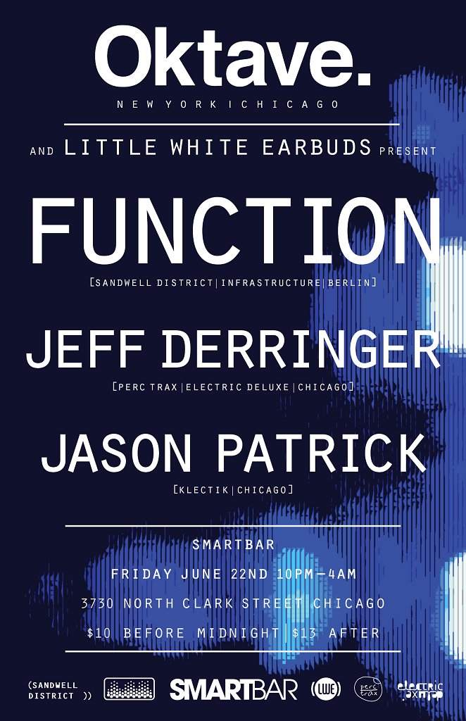 Oktave Welcomes Function, Jeff Derringer, Jason Patrick - Página frontal