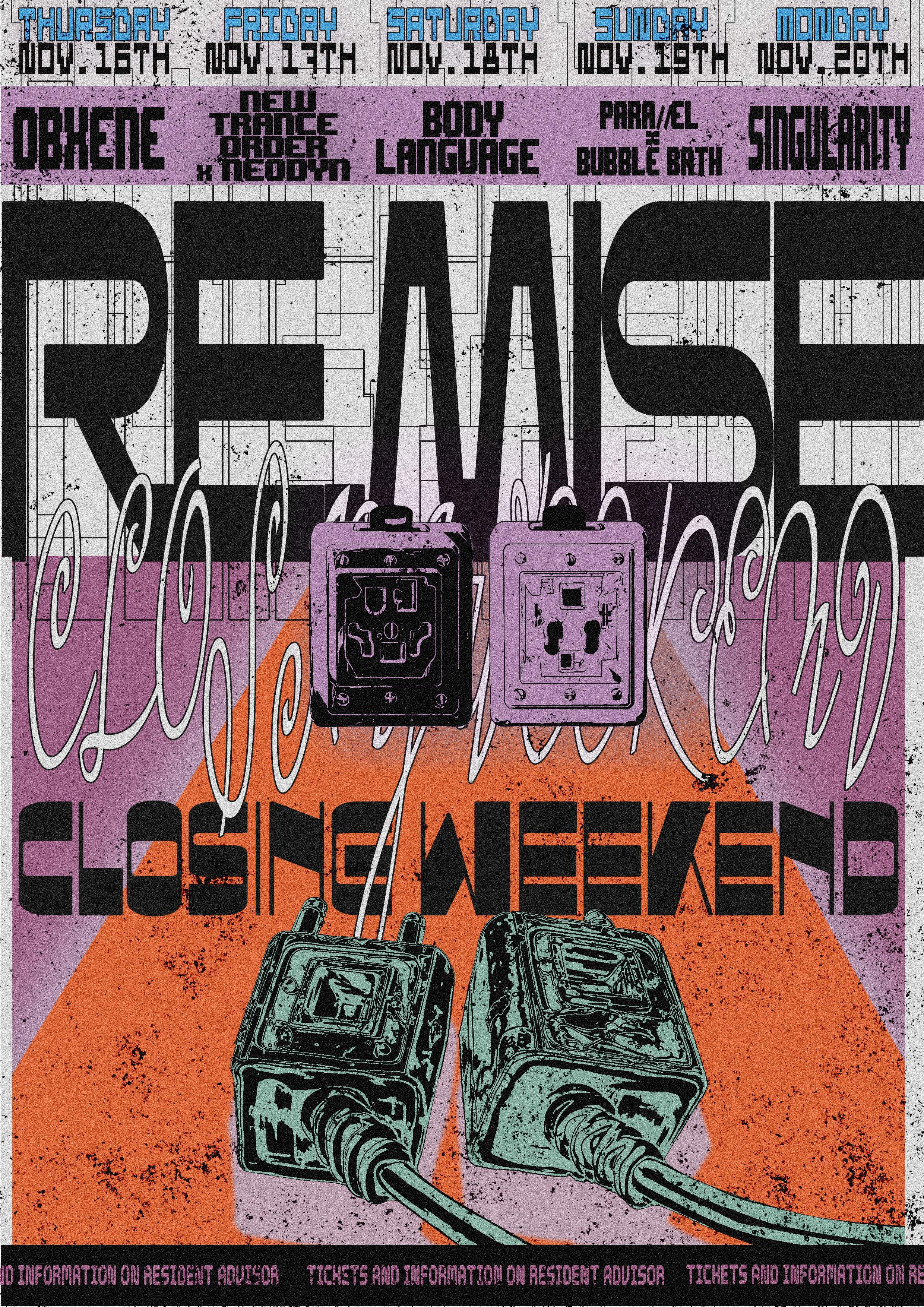 Re:mise Closing Weekend - Página frontal