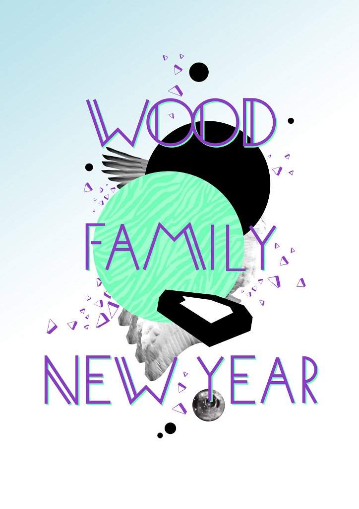 Wood Family New Year - Página frontal