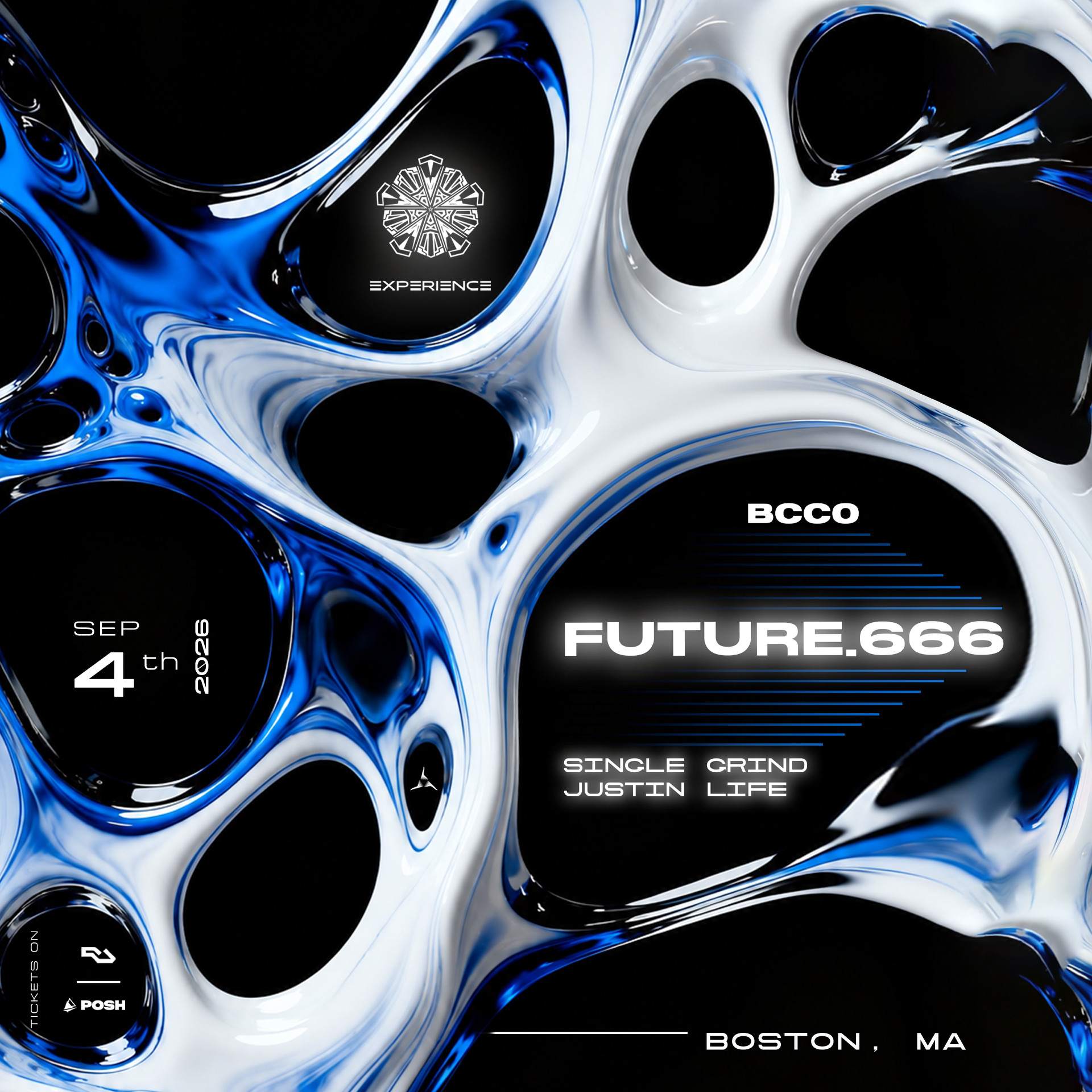 EXPERIENCE + FUTURE 666 at TBA - Secret Location, Boston · Tickets