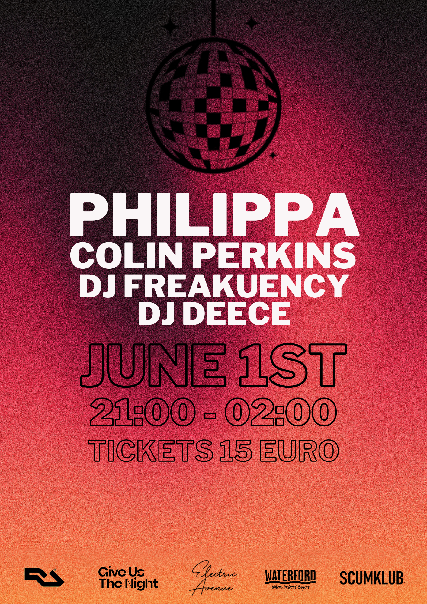 Scumklub Invites: Colin Perkins, DJ Deece & Philippa - フライヤー裏