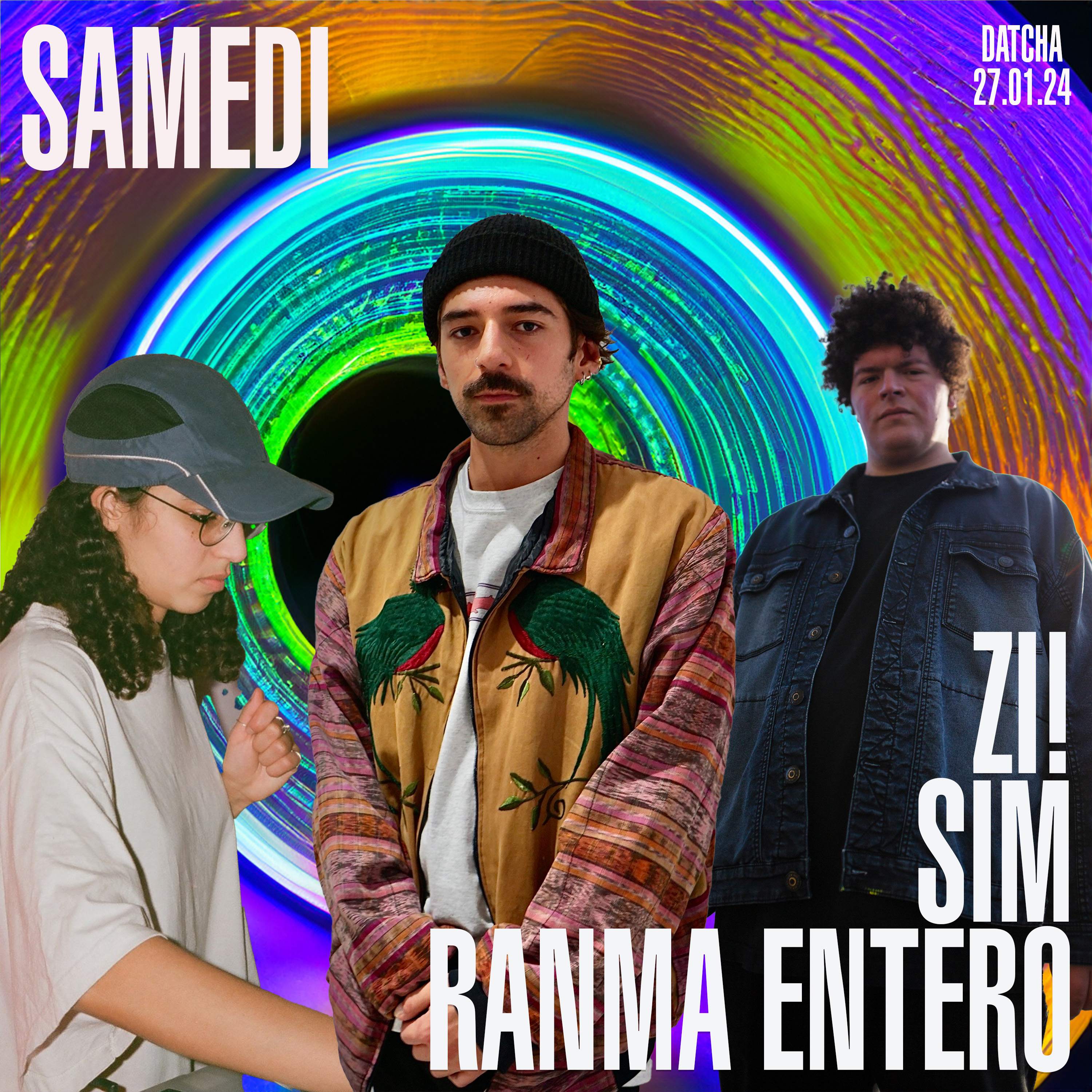 Datcha: Zi! SIM and Ranma Entero - Página frontal
