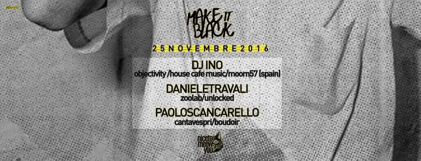 2511 Make it Black Dj Ino with Daniele Travali - Página frontal