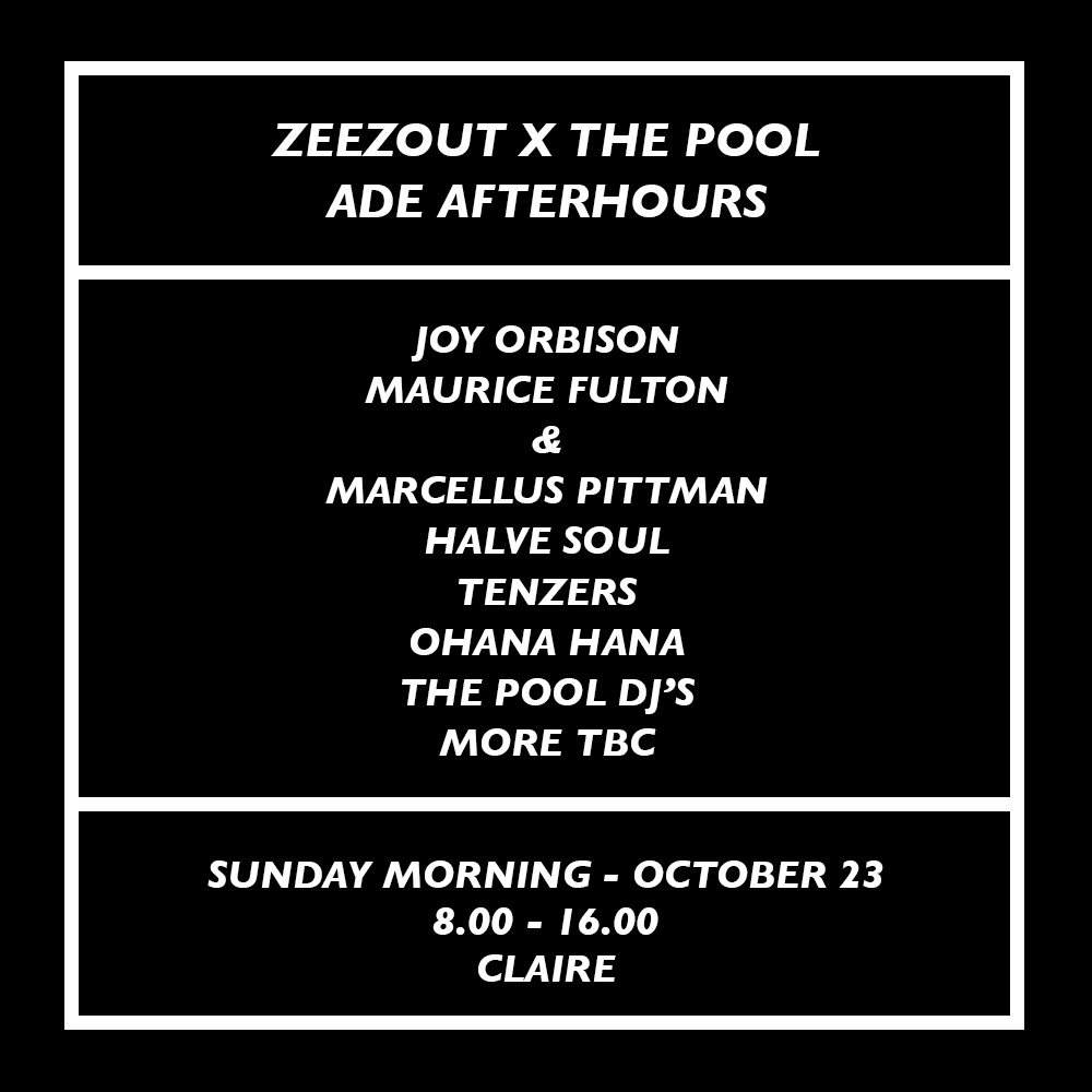 Zeezout ADE 2016 Afterhours x The Pool - Página trasera