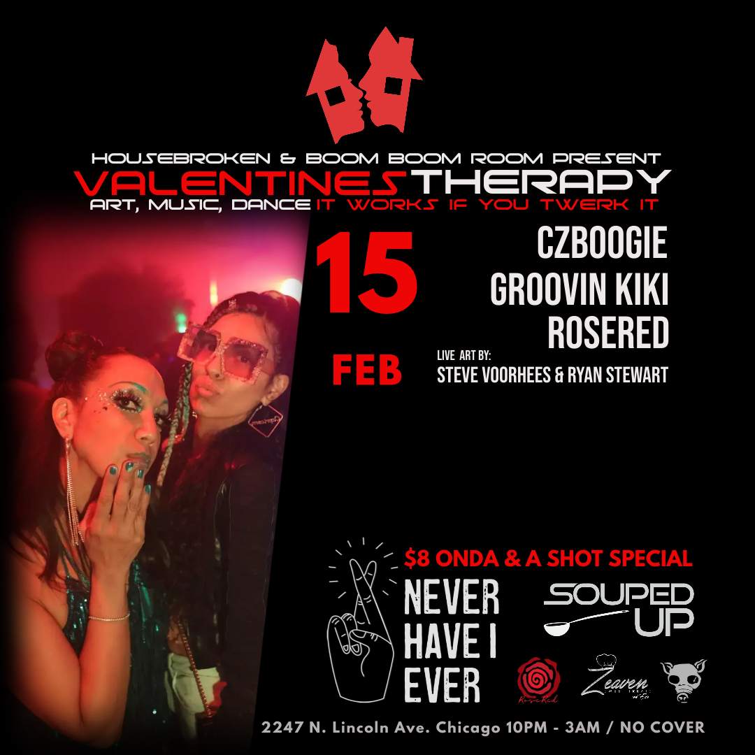 Valentines Thursday Therapy w/ an all female DJ lineup - Página frontal