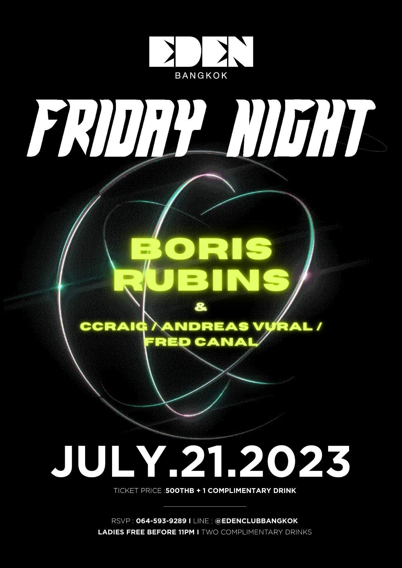 BORIS RUBINS at Eden Club Bangkok, Bangkok