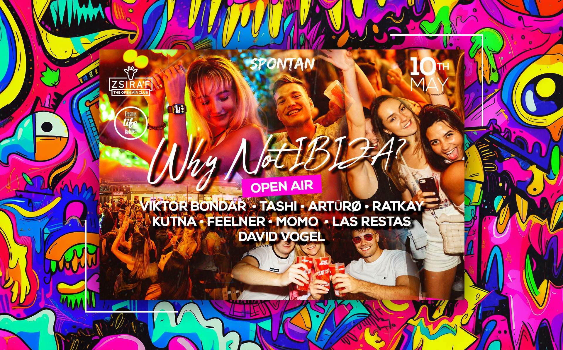Why not Ibiza / Free Open-Air party May 10 - フライヤー表