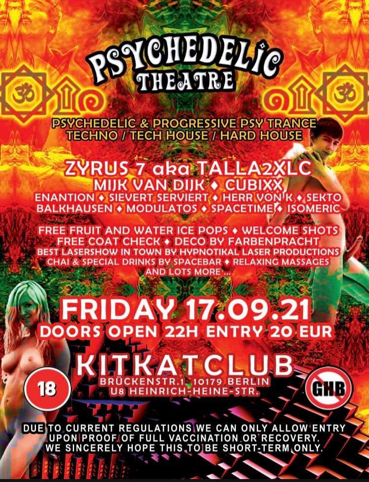 Psychedelic Theatre Back at Kitkat ॐ - Página frontal