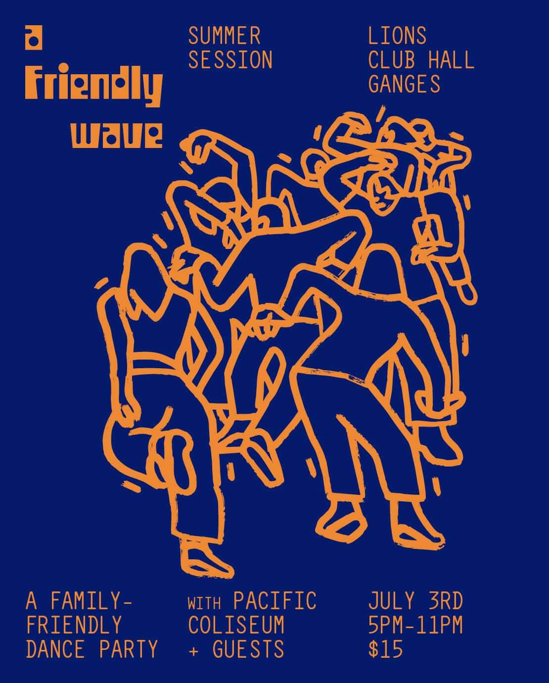 A Friendly Wave Summer Session flyer