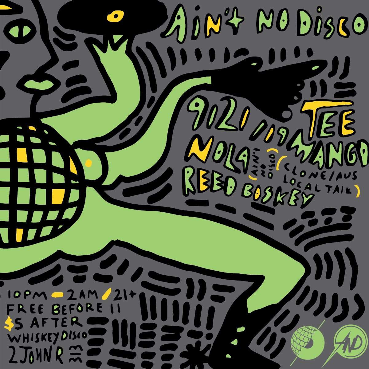 Ain't No Disco: Tee Mango (Detroit Debut) - フライヤー表