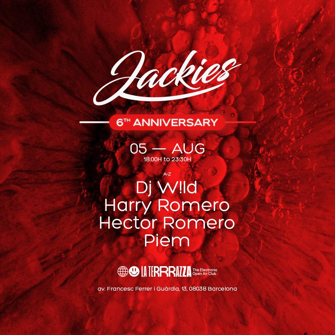Sold out* Jackies 6th anniversary w/ DJ W!ld, Harry Romero, Hector Romero (A-Z) - Página trasera