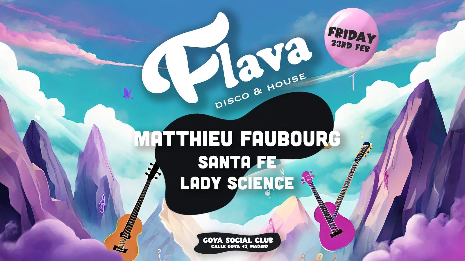 FLAVA: Disco & House with Matthieu Faubourg - Página frontal