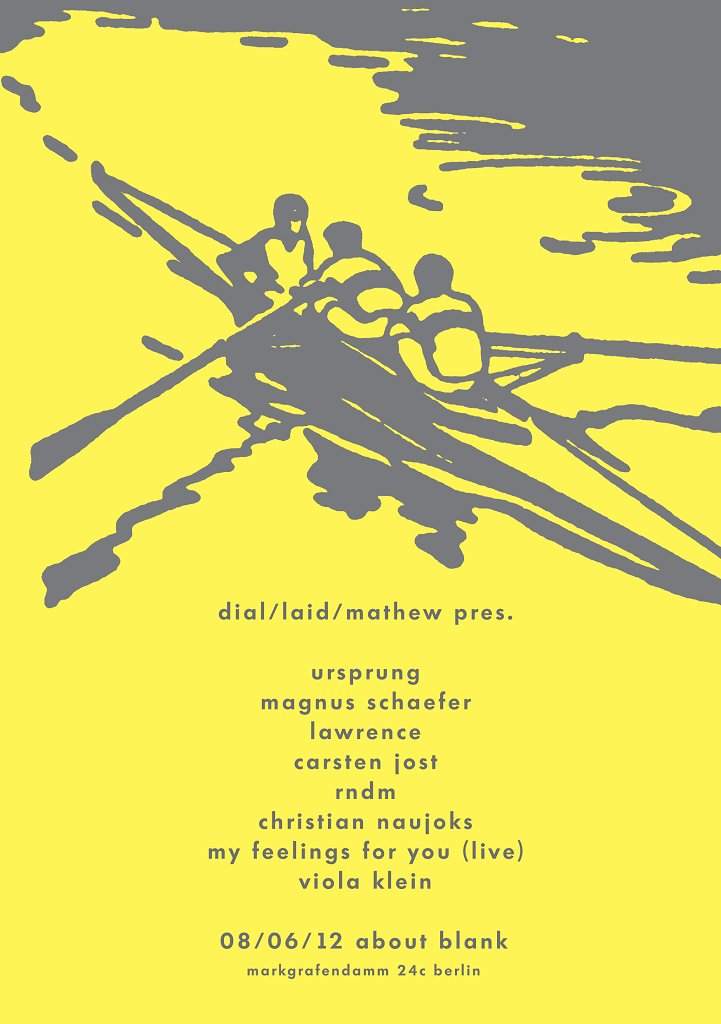 Dial/Laid/Mathew presents Ursprung, Lawrence & More - Página frontal
