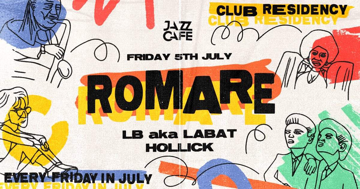 Romare: Every Friday in July - フライヤー表